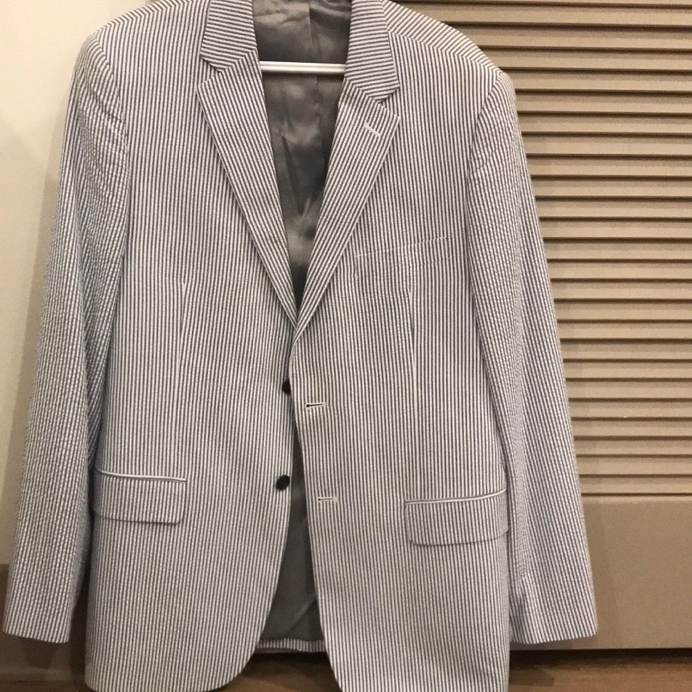 Seersucker Blazer